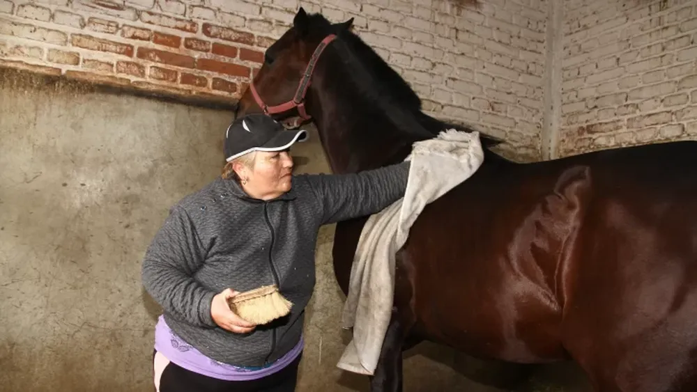 Analía García: la dama que les derrocha cariño y pasión a los pura sangre