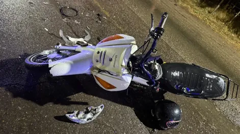 En el hospital, confirmaron que a, pesar de los dolores, el motociclista no había sufrido lesiones graves.