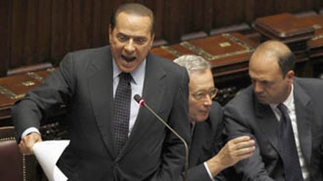 Berlusconi pasó la prueba y tiene el voto del Parlamento