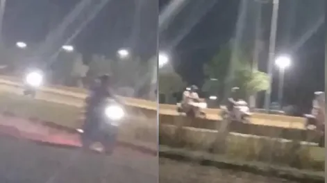 [VIDEOS] Vecinos denuncian que motociclistas corren picadas en una transitada y peligrosa zona de Pocito