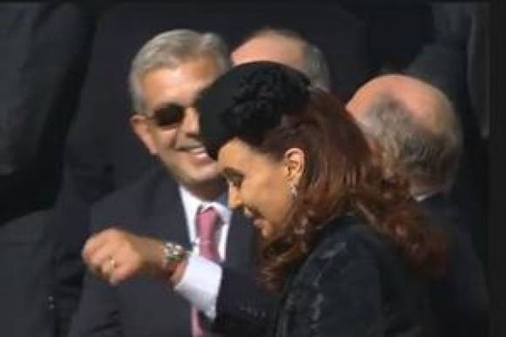 Cristina Kirchner, en primera fila para la asunción