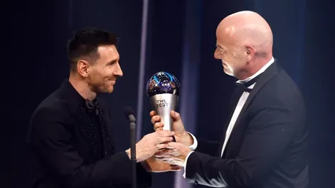 Messi se llevó el premio The Best como el mejor futbolista de 2022