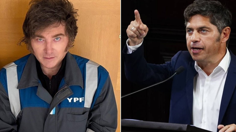 El presidente Javier Milei y el gobernador bonaerense AxelKicillof volvieron a cruzarse, esta vez por YPF.