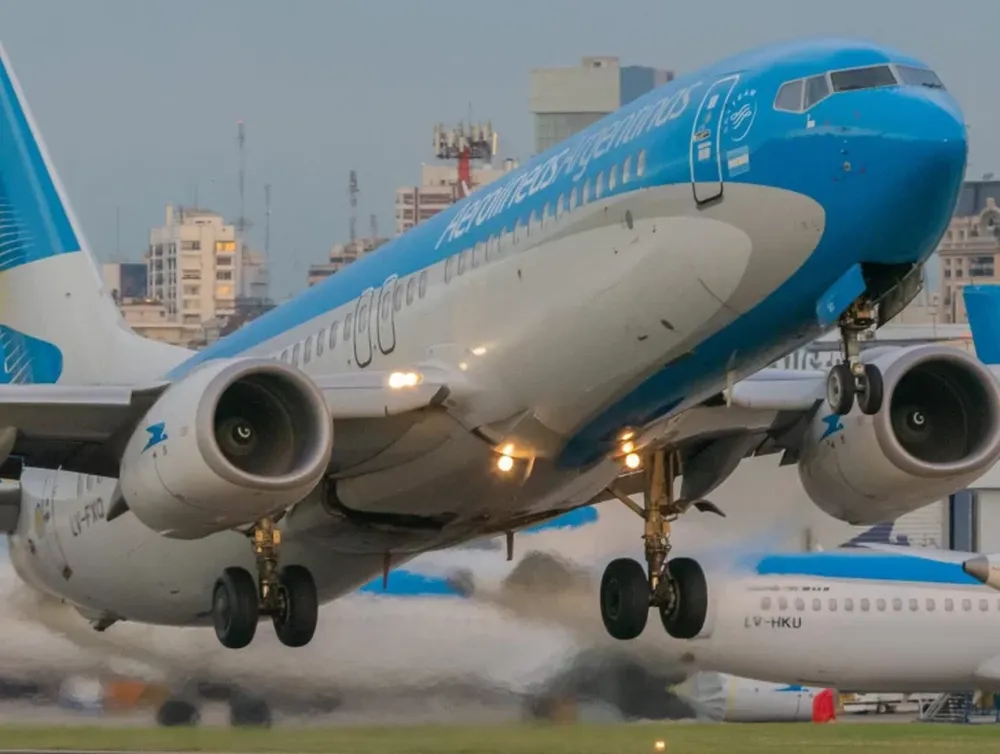 Aerolíneas Argentinas casi sin quejas