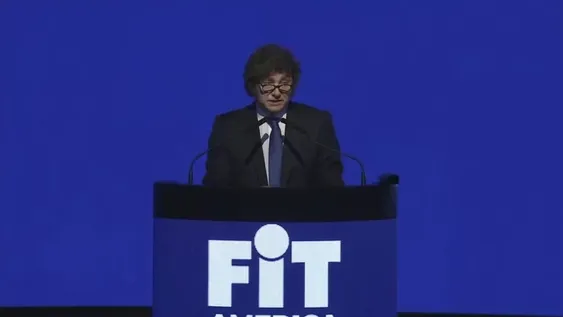Javier Milei en la FIT