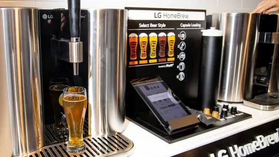 La máquina de hacer cerveza en cápsulas