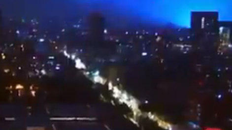 Las extrañas luces registradas durante el sismo de México