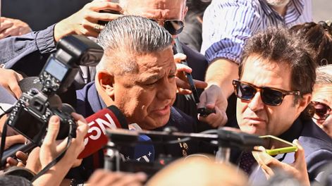 Claudio Tapia llegó este jueves a Tribunales para prestar declaración.