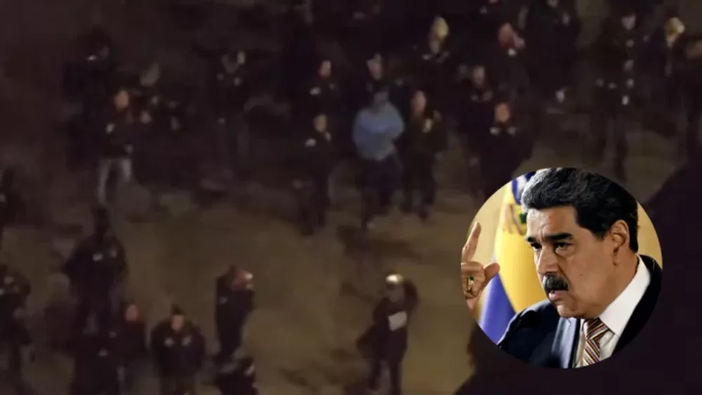 Nicolás Maduro llegó a una base militar de New York para ser juzgado