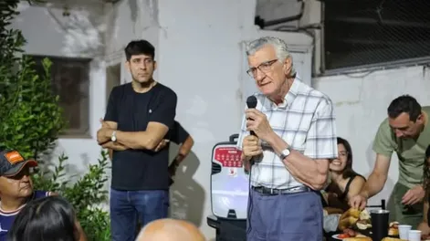 José Luis Gioja y Facundo Perrone.-