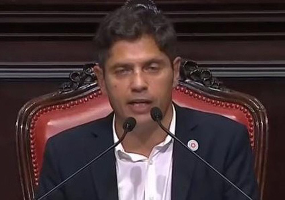 DISCURSO. El gobernador Axel Kicillof repasó su último año de gestión y adelantó lo que pretende este próximo periodo.