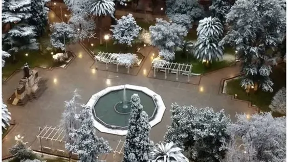 Mendoza amaneció cubierta de nieve