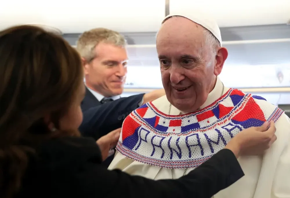 Las charlas del papa Francisco con periodistas durante el viaje a Panamá