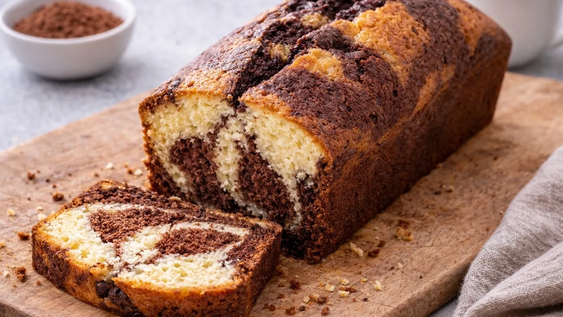 budin marmolado de limon y chocolate: receta simple y en pocos pasos