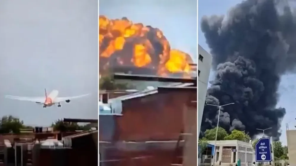 Un avión de Air India se estrelló poco después de despegar con más de 242 personas a bordo