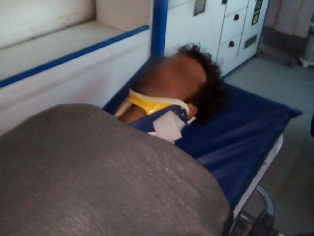 Un hombre que se bañaba en el río golpeó su cabeza con una piedra y terminó en el hospital