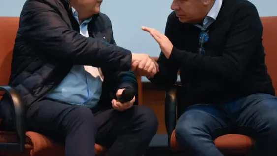 UCR: gesto clave de unidad entre Manes y Morales