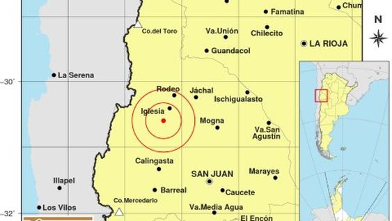 Un temblor de escasa profundidad hizo mover la mañana sanjuanina