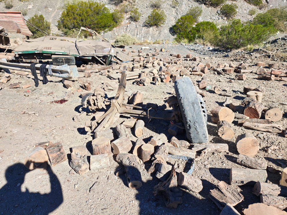 La tragedia de Pachaco dejó impactantes postales del camión destrozado.&nbsp;