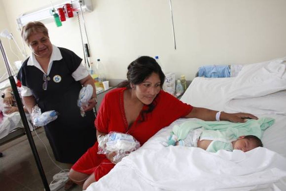 El recién nacido ya tiene quien lo cuide