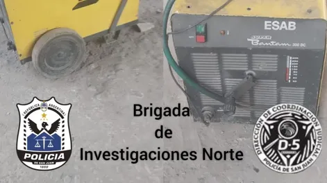 Cayeron delincuentes que vendían maquinaria robada por Facebook en Albardón