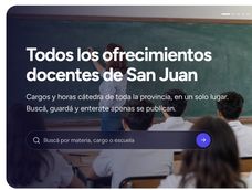 ofrecimientos docentes, la app creada por un joven sanjuanino para busca concentrar las oportunidades educativas en un solo lugar