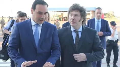 NO TAN ALIADOS. Valdés fue desde la hora cero uno de los gobernadores cercanos al gobierno de Javier Milei