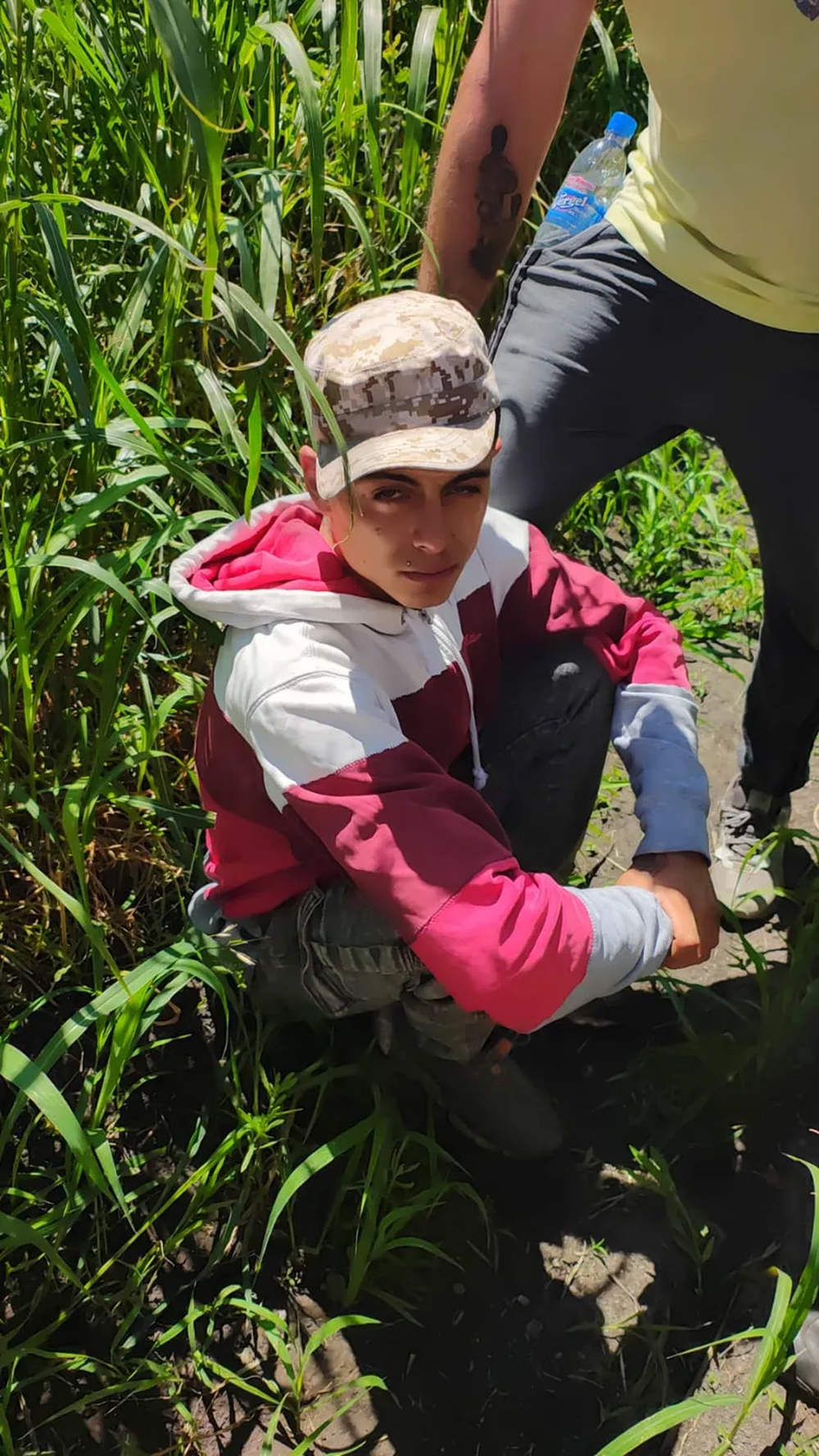 Pablo Samuel Aguirre tras ser detenido.&nbsp;