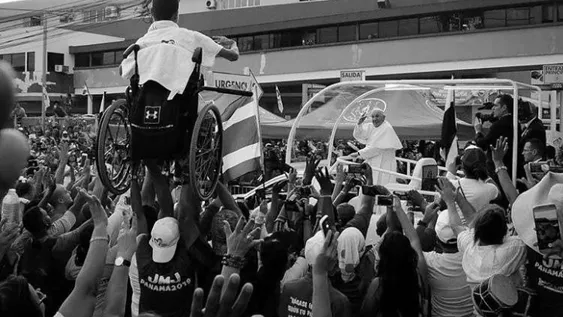 La historia de la foto que impacta a millones en la Jornada Mundial de la Juventud