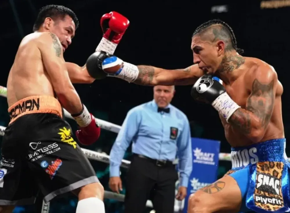 EL FILIPINO puso sobre el ring toda su calidad y un rival 15 años menor no pudo superarlo, y mantuvo su título con un discutido empate.