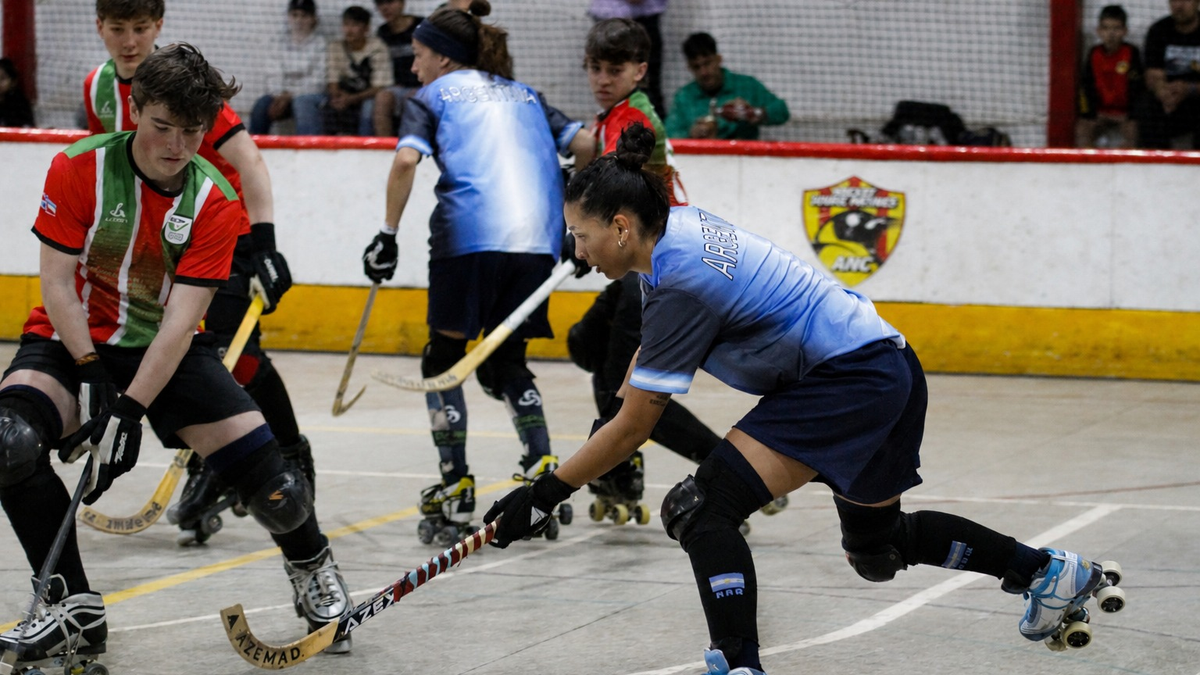 Las Águilas vencieron a Entre Ríos y ajustan detalles para el Mundial de hockey sobre patines