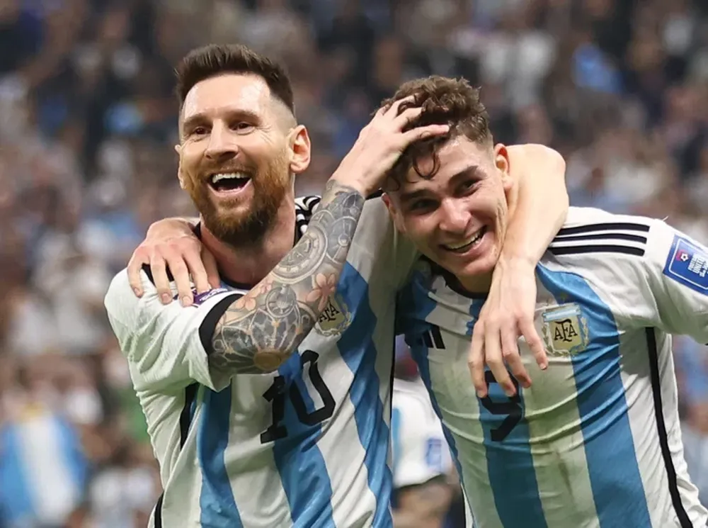 Reviví el grito de Messi y el doblete de Julián Álvarez ante Croacia