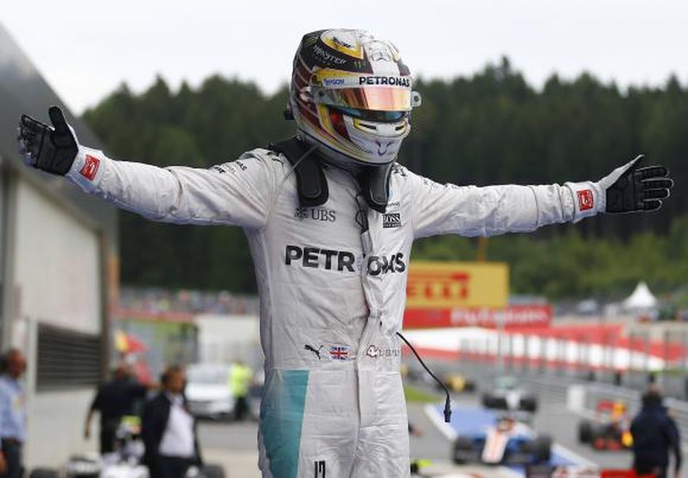 Hamilton se quedó con el el Gran Premio de Austria