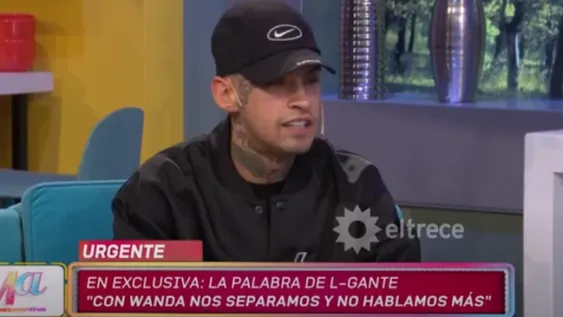 L-Gante sobre la separación de Wanda Nara: “Estoy feliz con la decisión que tomamos”