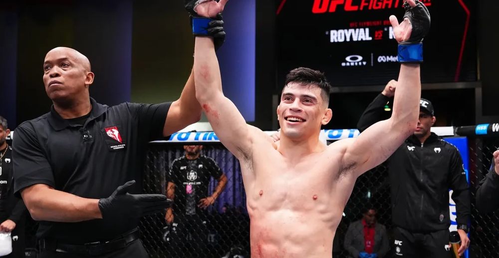 Imponente. Kevin Vallejos hizo ruido enla UFC ganando en el primer round ante Emmett.