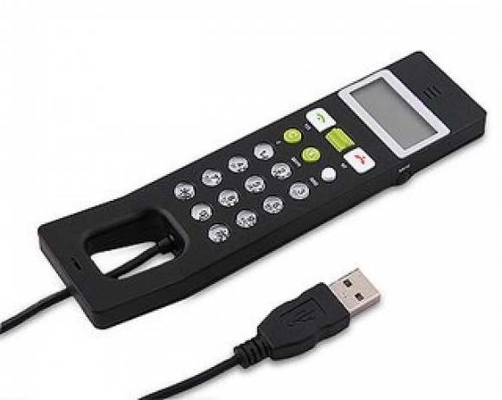 Un teléfono USB para marcar y hablar por Skype