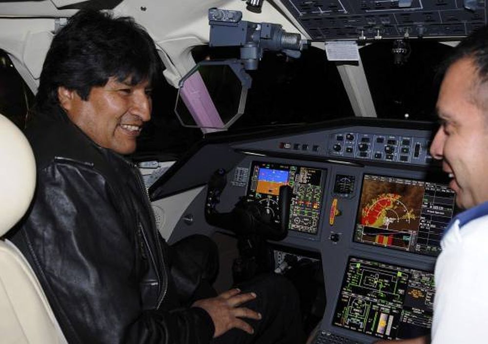 Bolivia estrena un avión presidencial