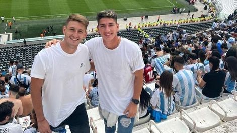 Dos “figuritas” sanjuaninas, presentes para disfrutar de los campeones del mundo