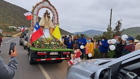 La Virgen peregrina de Andacollo de Chile cruzará la Cordillera para visitar San Juan durante tres dias. La imagen llega el próximo viernes.