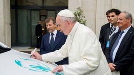 En una carta, el Papa respaldó a jefes de Scholas Occurrentes