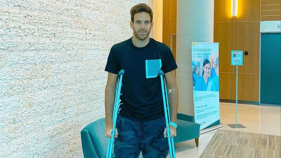 Del Potro, operado con éxito de su rodilla derecha