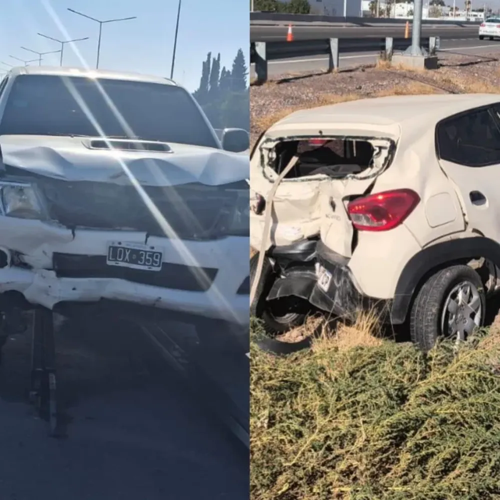 Una mujer fue hospitalizada tras ser embestida por una camioneta en Ruta 40