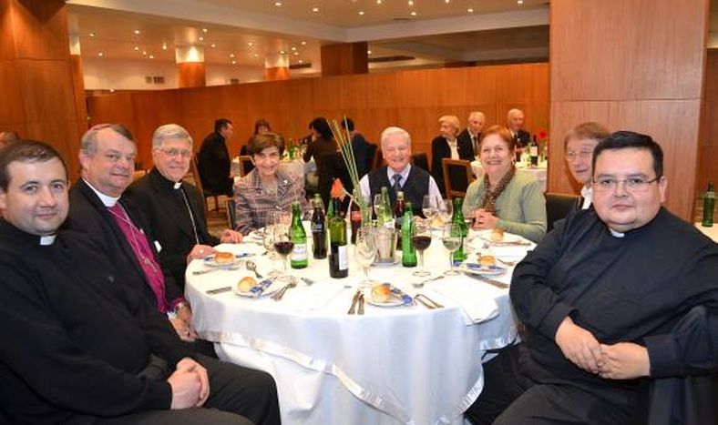 Cena del congreso de patrística