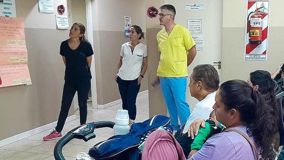 Charla de violencia de género para pacientes