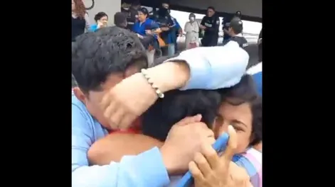 La emoción de los empleados del canal ecuatoriano al ser liberados que se volvió viral