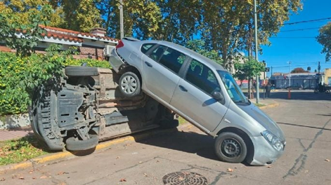 Impactante la zona del accidente.