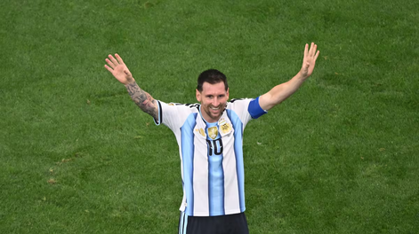 El capitán de la selección argentina Lionel Messi.