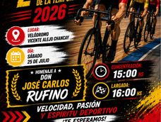 sol naciente se pone al frente de la segunda fecha del ciclismo pista