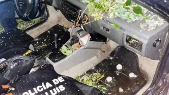 Una terrible tormenta de piedra dejó un muerto y graves daños en Villa Mercedes