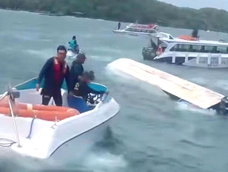 Al menos 15 muertos tras el naufragio de una lancha turística en Vietnam. Al menos 15 muertos tras el naufragio de una lancha turística en Vietnam.
